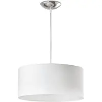Faro Hänglampa SEVEN, dimbar, Vitt / opal, Vardagsrum / matsal, Textil / tyger / siden, Modern, Pendellampa