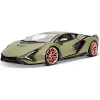Bburago Lamborghini Sin FKP 37 modellbil i skala, Electric Gold (18-11046)