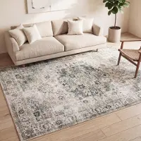 FRAAI Vintage matta | Lago grå hos Volero | 300x400 cm | Bomull | | Rektangulär | Plattvävd