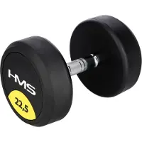 HMS Gummibehandlad hantel 22.5kg HG PRO 22.5