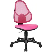 Topstar barnstol “OPEN ART JUNIOR”, rosa/pink, steglös justering av sitthöjd med special barntopplift – 1 st (71430 S04)