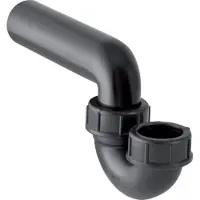 Geberit 50 x 50 mm P-vandlås sort PEH