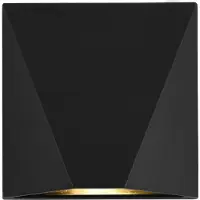 Maytoni LED utomhus vägglampa Beekman, Svart, Metall, Modern, LED-vägglampa utomhus
