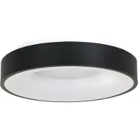 Steinhauer LED taklampa Ringlede, dimbar, Svart, Vardagsrum / matsal, Metall, Modern, LED-taklampa