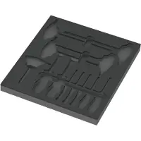 Wera 05137313001 - 05137313001 Schaumstoffeinlage 1 Stück L x B H 344 392 30 mm Skumgummiinlägg 1 st (L x B x H) 344 x 392 x 30 mm