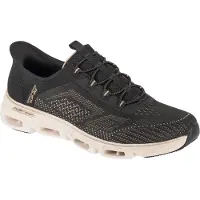 SKECHERS för kvinnor. 104610 Slip-on skor: Glide-Step Gratify - Pace svart (39), Karta, Nyckelband, Casual, Deportivo, Multisport