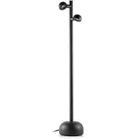 Faro LED-terrasslampa Bröd med kabel, höjd 90 cm Brot, Svart, Aluminium / grå / zink, Modern