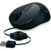 Speedlink BEENIE WiFi mus USB Optisk Svart 3 Knappar 1200 dpi med kabelrulle