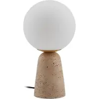 LINDBY Bordslampa , Kirstan, Vit, Vardagsrum, Glas, Modern