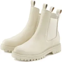 Elbsand Chelsea boots ljusbeige
