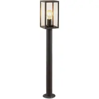 LINDBY Pollare uthomus Filimon , dimbar, Svart, Aluminium / grå / zink, Modern, Utomhuslampa