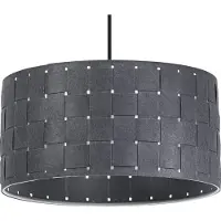 Osram Hänglampa Decor Felt Weaving, dimbar, Aluminium / grå / zink, Vardagsrum / matsal, Textil / tyger / siden, Pendellampa