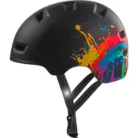 Crazy Safety Rampage Splash, Cykelhjälm, Svart