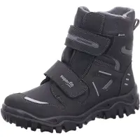 Superfit Snöboots 'Husky' mörkbrun / grå / pastelllila / vit