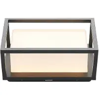 LUCANDE Utomhusbelysning , Ilirian, Svart, Balkong, Aluminium, Modern