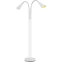 LUCANDE Golvlampa , Medira, Vit, Vardagsrum, Metall, Modern