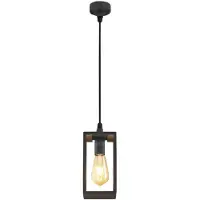 LINDBY utomhushänglampa Filimon, antracit, 22 cm, IP44, E27 Filimon , dimbar, Svart, Aluminium / grå / zink, Modern