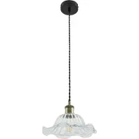 LINDBY Taklampa , Ludowika, dimbara, Transparent, Matsal, Glas, Antik