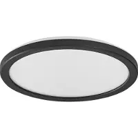 Osram LED taklampa ORBIS ULTRA SLIM, dimbar, Svart, Vardagsrum / matsal, Syntetmaterial, Modern, LED-taklampa