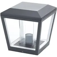 LUCANDE Utomhusbelysning , Dunia, dimbara, Svart, Terrass, Metall, Modern