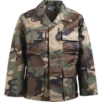 Mil-Tec Fältjacka BDU Woodland Barn (Storlek: Medium)