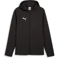Puma Träningsjacka 'TeamAdditions' svart / vit
