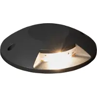 Konstsmide LED-golvinbyggnadsspot 7880-370, 1 lampa 7880-370, Svart, Aluminium / grå / zink, Modern