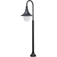 LINDBY Pollare uthomus Daphne , dimbar, Svart, Aluminium / grå / zink, Modern, Utomhuslampa