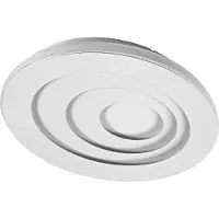 Osram LED taklampa ORBIS SPIRAL OVAL, Vitt / opal, Vardagsrum / matsal, Metall, Modern, LED-taklampa