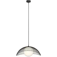 LINDBY Taklampa , Fabronia, dimbara, Svart, Vardagsrum, Metall, Modern