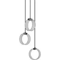Osram Pendellampa Decor Circle, Svart, Vardagsrum / matsal, Syntetmaterial, Modern