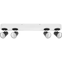 Osram LED-taklampa NEPTUNE, CLICK-SELECT, 4 spotlights, vit NEPTUNE CLICK-SELECT, Vitt / opal, Vardagsrum / matsal, Metall, Modern, LED-taklampa