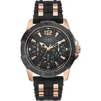 GUESS W0366G3 Analog Rostfritt Stål Herrklocka