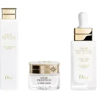Dior presentset Christian : Prestige Light-In-White, Illuminating, cream 50 ml + Illuminating serum 30 ml + L’Oleo-Essence Lumiere brightening peeling lotion 150 ml (för kvinnor)