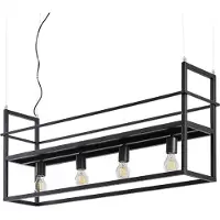LINDBY Taklampa , Grisela, dimbara, Svart, Vardagsrum, Metall, Modern