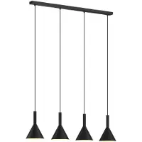 Arcchio Taklampa , Tadej, dimbara, Svart, Vardagsrum, Metall, Modern