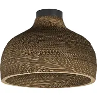 Osram Taklampa HAT, dimbar, Brun / rost, Vardagsrum / matsal, Papper / lunopal / lunolit, Taklampa