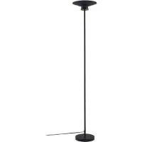 LINDBY LED golvlampa Norvind , Svart, Vardagsrum / matsal, Metall, Modern, LED-golvlampa