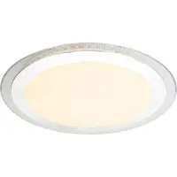 Globo LED taklampa Nicole II, dimbar, Vitt / opal, Vardagsrum / matsal, Metall, Modern, LED-taklampa
