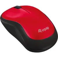 Equip Mouse Optische Maus kabellos USB Comfort R+L rot
