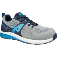 Albatros VORTEX IMPULSE LOW S1PS ESD FO HRO SR 646410826000038 Säkerhetsskor S1PS Skostorlek (EU): 38 Grå-blå 1 par