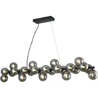LUCANDE Taklampa , Naelen, dimbara, Grå, Kök, Metall, Modern