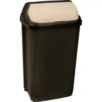 Keeeper papperskorg rasmus, 50 liter, grafit med rulltoppslock, material: PP, - 1 st (1045582600000)