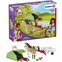 Schleich Horse Club - 23 x 14 - Sarah's Camping Excursion 42533 - - One Size - Leksaksfigur