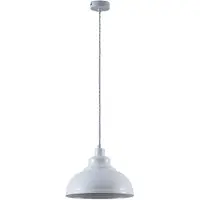 LINDBY Taklampa , Albertine, dimbara, Vit, Vardagsrum, Metall, Vintage / retro