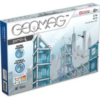 Geomag Magnetset - Pro-L Skyline Ny - 174 Delar - - One Size - Magnetiska leksaker