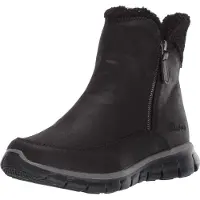 SKECHERS för kvinnor. 44779 Synergy ankelstövlar - Collab svart (39), Tyg, 1 till 3 cm, Ingen, Casual, Läderimitation