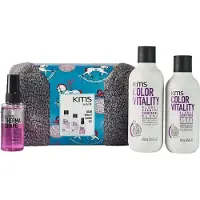 KMS California Colorvitality presentset för glanslöst, blont hår, för färgbriljans och mot gula toner Hårvårdsset 1 st