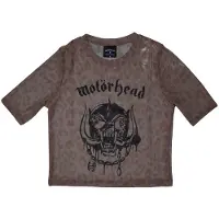 Ginza.se Motörhead: Ladies Crop Top/Warpig (Pink) (Mesh) (Large)
