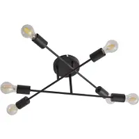 LINDBY Taklampor , Estar, dimbara, Svart, Vardagsrum, Metall, Vintage / retro